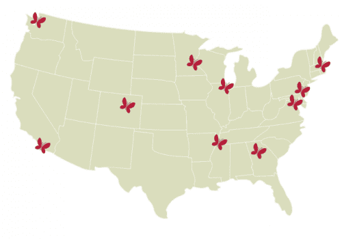 Great Cycle Challenge grants map