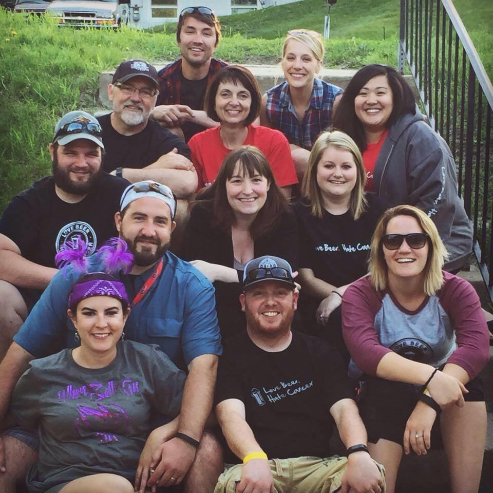 Love Beer, Hate Cancer team photo