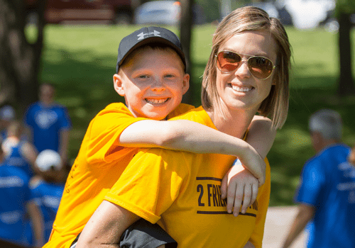 Lexyn and his mom