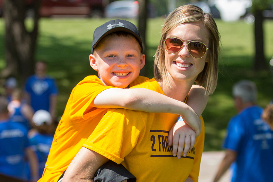 Lexyn and his mom