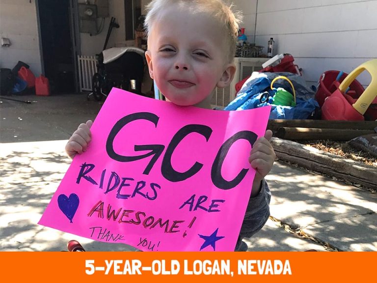 Photo of Logan at Great Cycle Challenge