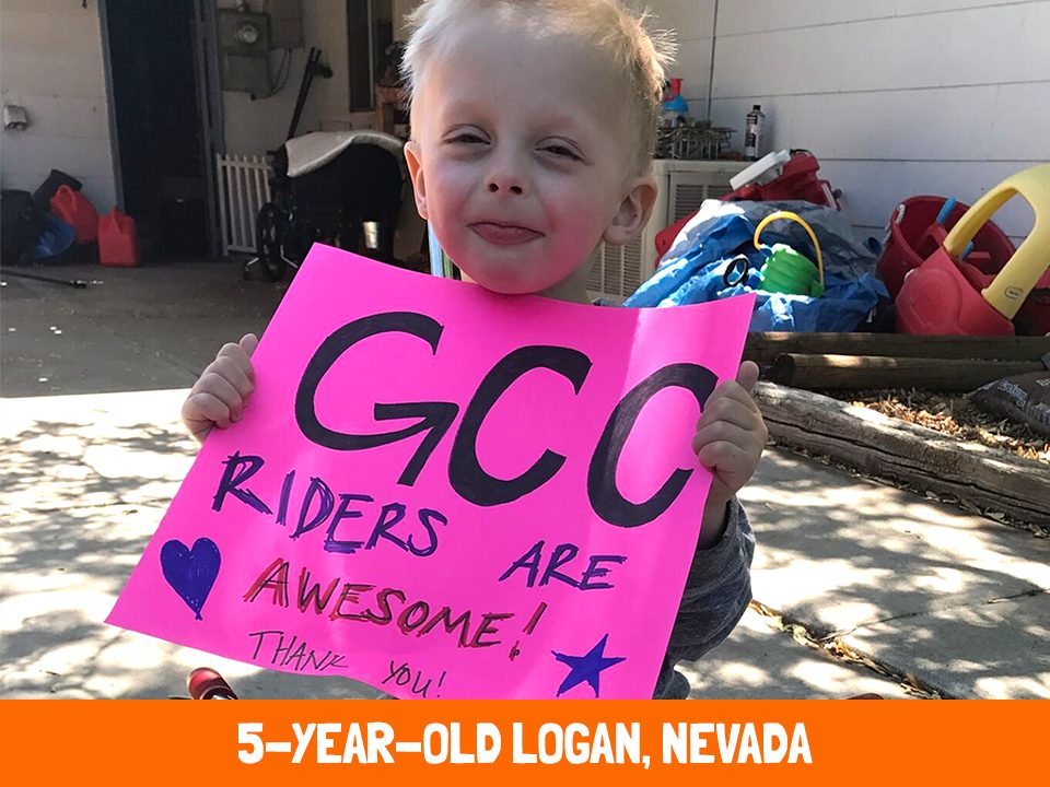 Photo of Logan at Great Cycle Challenge