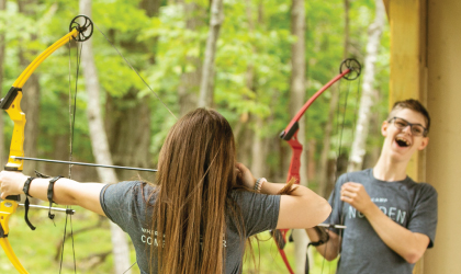 Camp Norden, archery shooting