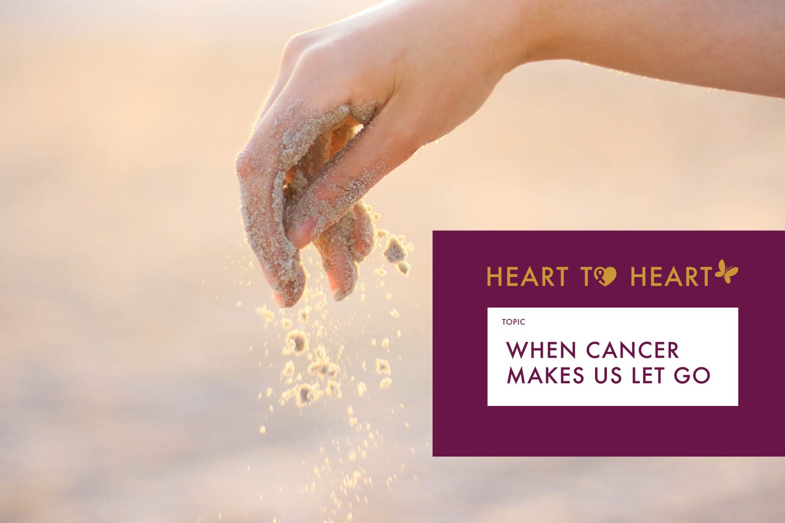 Featured image for “When cancer makes us let go”
