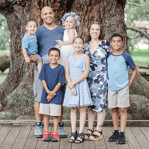 Lilliana Rodriguez - cancer survivor and family