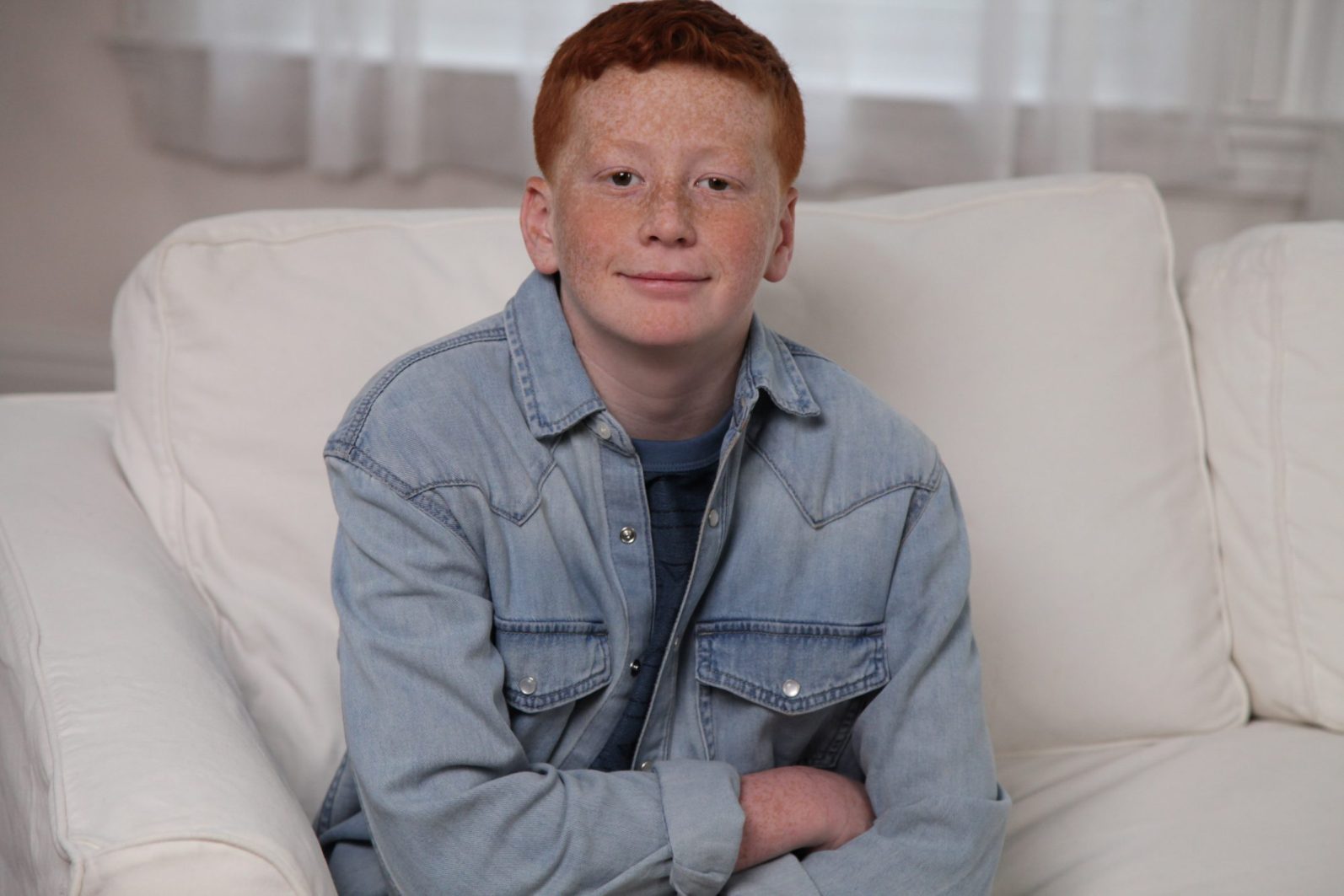 Jimmy smiling for the camera